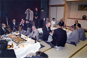 Japan2001 Dinner 